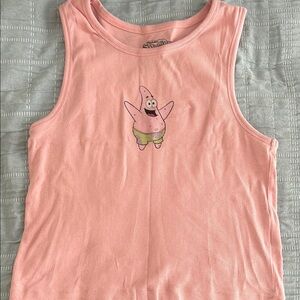 Nickelodeon Pink Cartoon Tank Top